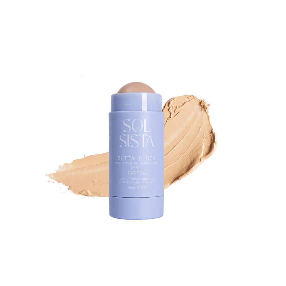 Buy the Sol Sista Collective BUTTA BLOCK SPF 50+ Zinc Stick Online Now |  Boardcave Australia