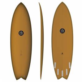 Longboard fish surfboard top