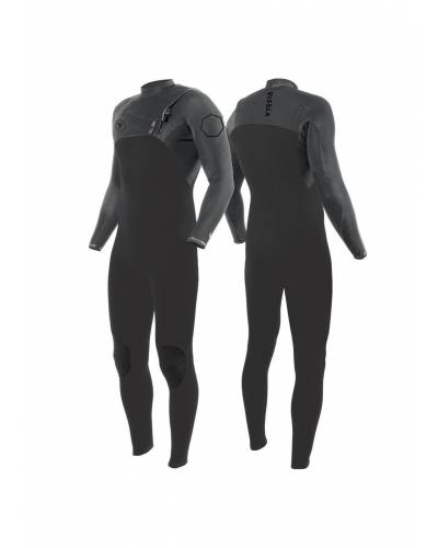 High Seas II 4/3 Chest Zip Wetsuit - Charcoal