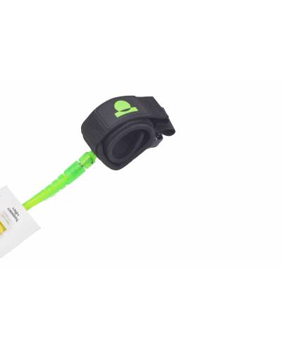 Session Bodyboard Bicep Coil Leash 4' - Green Fluro