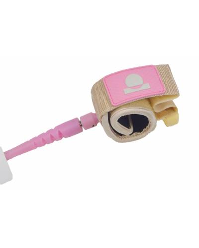 Session Bodyboard Bicep Coil Leash 4' - Pink