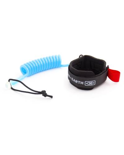 Bodyboard Basic Wrist Coiled Leash - Blue