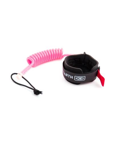 Bodyboard Basic Wrist Coiled Leash - Pink