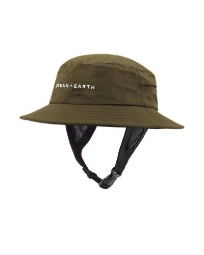 Kids Bingin Soft Peak Surf Hat - Olive