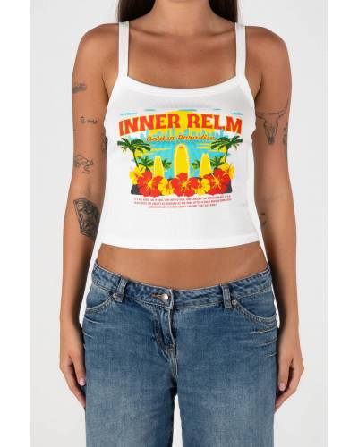 Tourist Tank Singlet - White