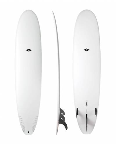 Longboard - Protech - 9'0" | 73.2 L / White tint (NSP) - 9' 0" x 22 3/4" x 3 " x 73.2L - Single Box + Futures