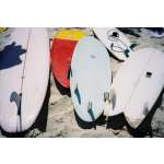 Collection of different surfboard styles