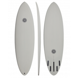 8 foot shop single fin surfboard