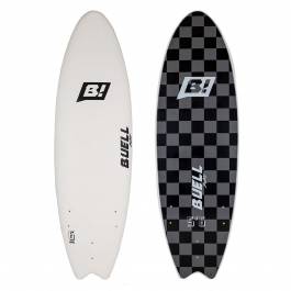 BUELL SURF FOAMIE SURFBOARD 6'0 - BLACK/GREY CHECKERBOARD - For ...