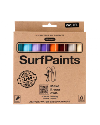Pastel Acrylic Paint Pens - 4mm Durable Bullet Nibs for All Surfaces