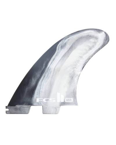 FCS II MR PC XL Tri Fin Set - Black/White Swirl