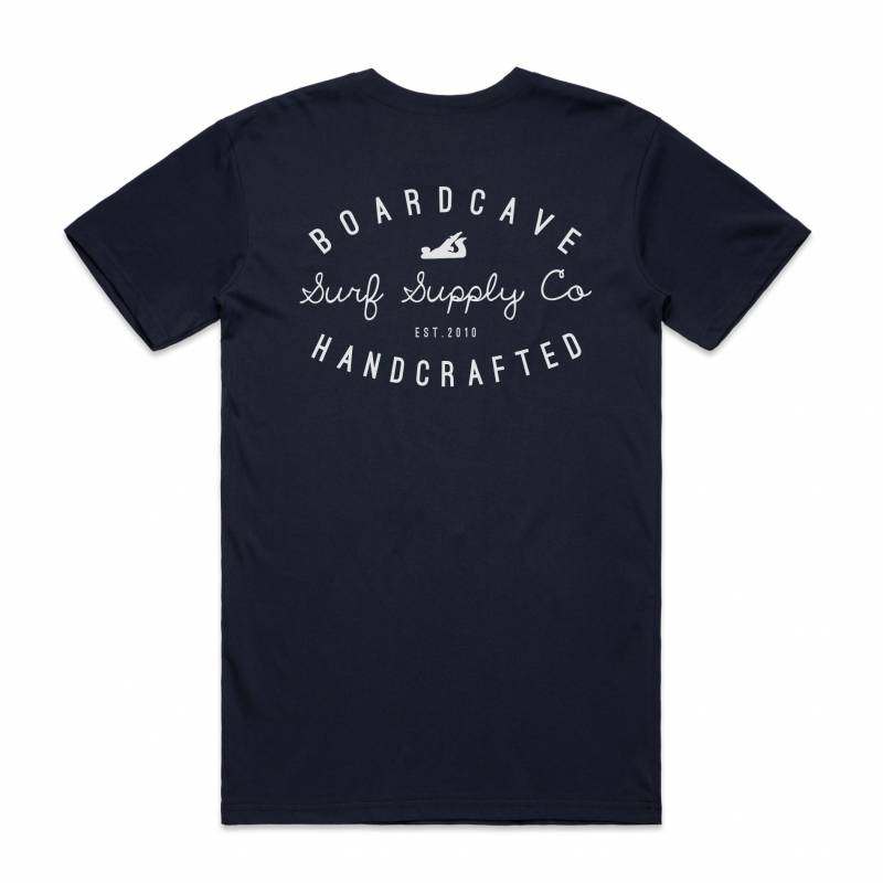 Handcrafted Tee Navy Black Friday Shop Boardcave Usa