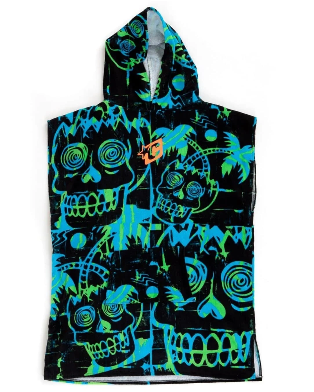 Grom Poncho - Cyan Green